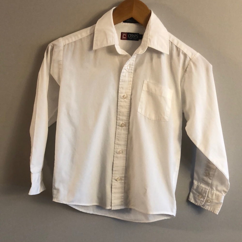 Chaps white button down